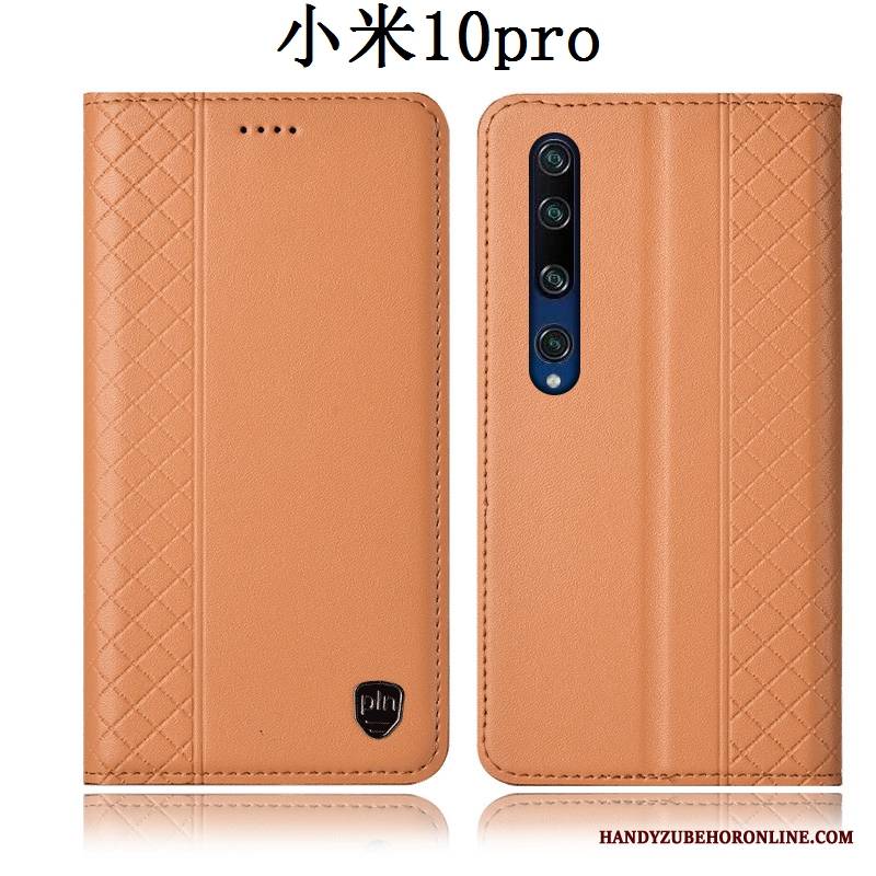 Xiaomi Mi 10 Pro Futerał Ochraniacz Anti-fall Mały All Inclusive Obudowa Żółty Etui Na Telefon