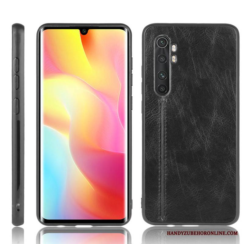 Xiaomi Mi Note 10 Lite Etui Na Telefon Ochraniacz Bydło Mały Wzór Młodzież Skórzany Futerał