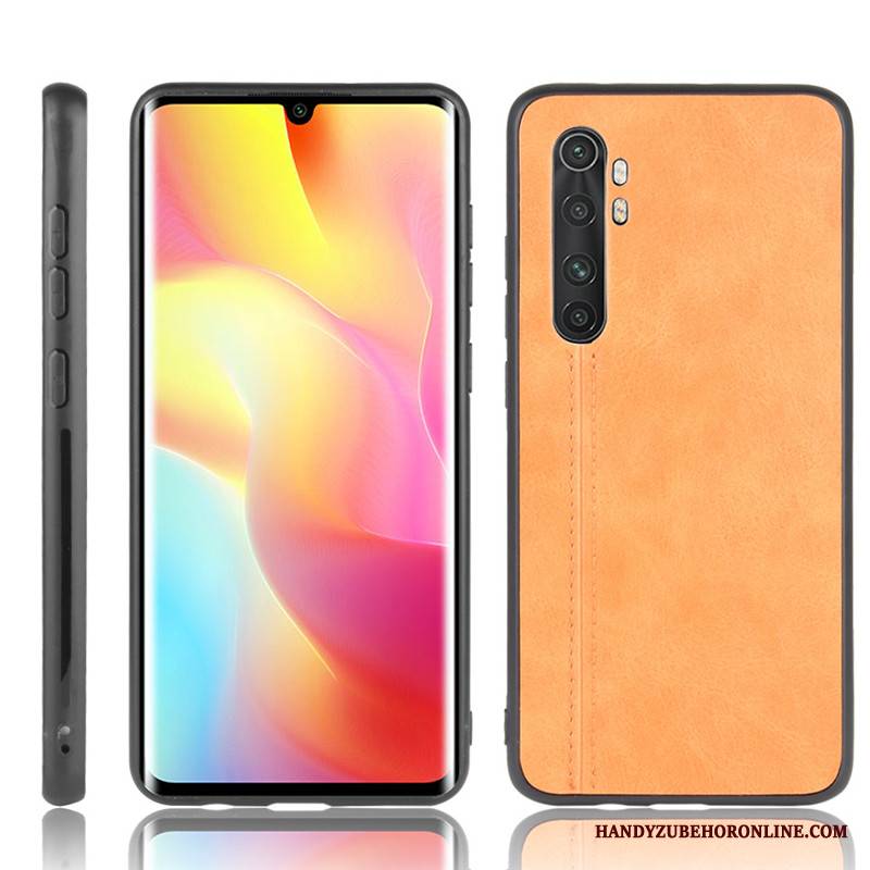 Xiaomi Mi Note 10 Lite Etui Na Telefon Ochraniacz Bydło Mały Wzór Młodzież Skórzany Futerał