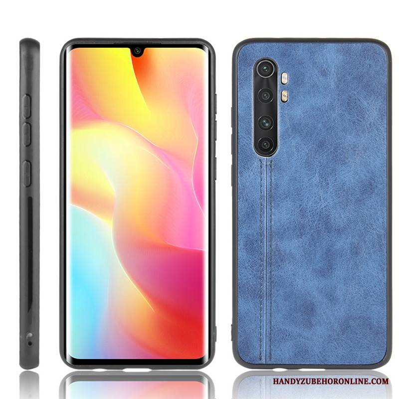 Xiaomi Mi Note 10 Lite Etui Na Telefon Ochraniacz Bydło Mały Wzór Młodzież Skórzany Futerał