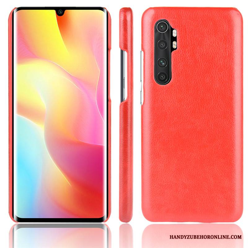 Xiaomi Mi Note 10 Lite Futerał Młodzież Etui Na Telefon Niebieski Skóra Litchi Wzór Mały