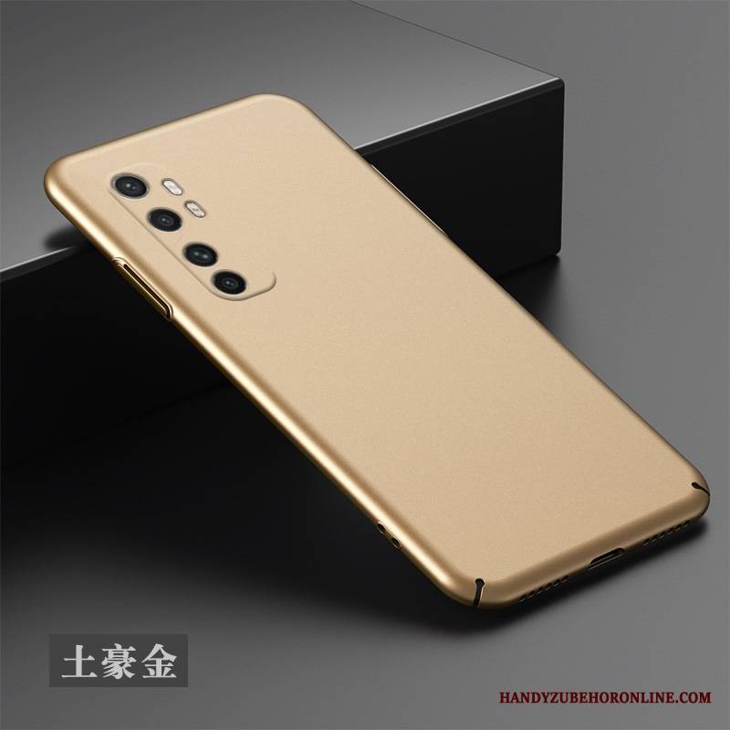 Xiaomi Mi Note 10 Lite Złoto Futerał Proste Mały All Inclusive Etui Na Telefon Trudno