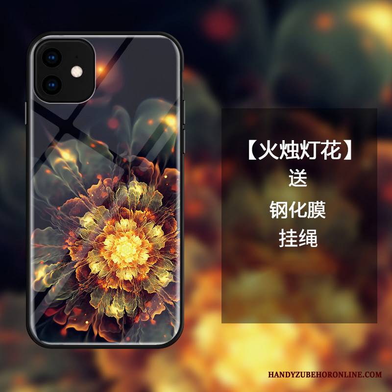 iPhone 11 Futerał Anti-fall Ochraniacz Czarny All Inclusive Modna Marka Etui Luksusowy