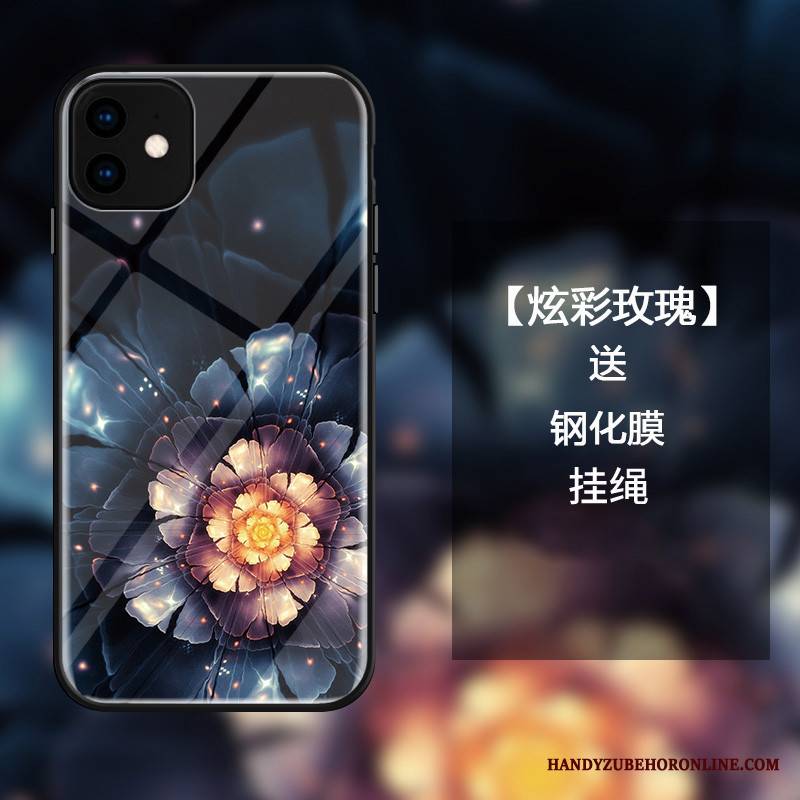 iPhone 11 Futerał Anti-fall Ochraniacz Czarny All Inclusive Modna Marka Etui Luksusowy