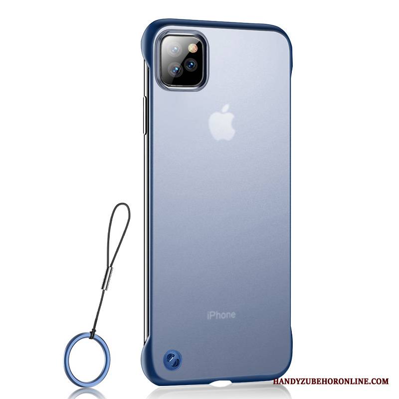 iPhone 11 Pro Etui Na Telefon Przezroczysty Granica Wiszące Ozdoby Futerał Czerwony Proste