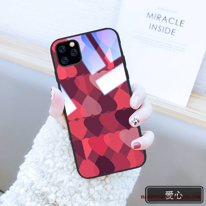 iPhone 11 Pro Futerał Etui Piękny All Inclusive Kreatywne Anti-fall Modna Marka Lustro