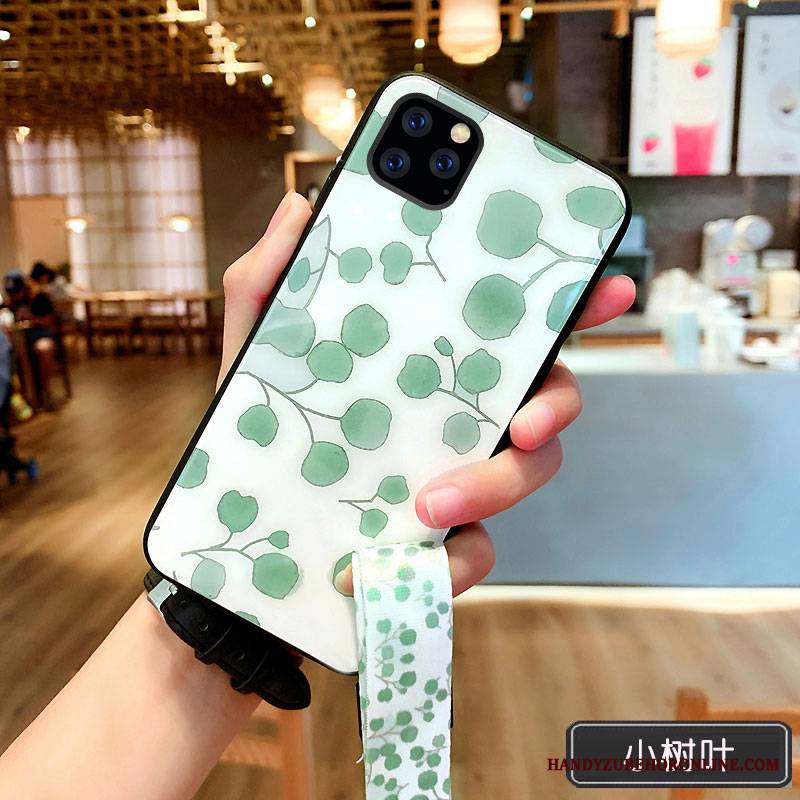 iPhone 11 Pro Futerał Etui Piękny All Inclusive Kreatywne Anti-fall Modna Marka Lustro