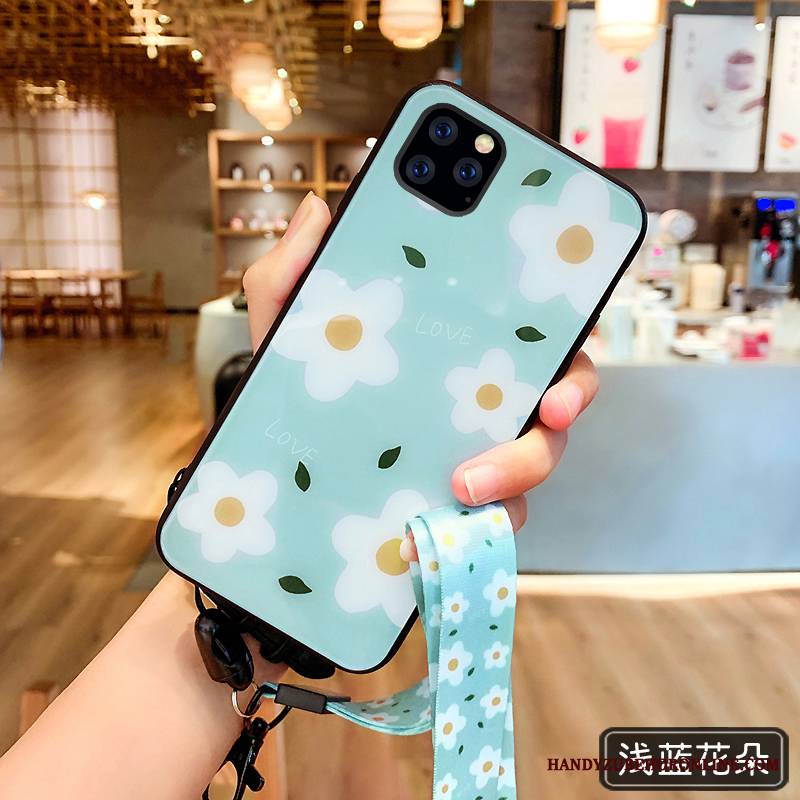 iPhone 11 Pro Futerał Etui Piękny All Inclusive Kreatywne Anti-fall Modna Marka Lustro