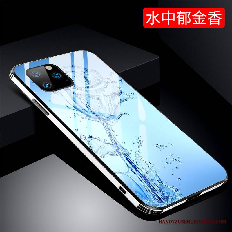 iPhone 11 Pro Futerał Lustro Cienkie Moda Etui Na Telefon Nowy Niebieski Modna Marka