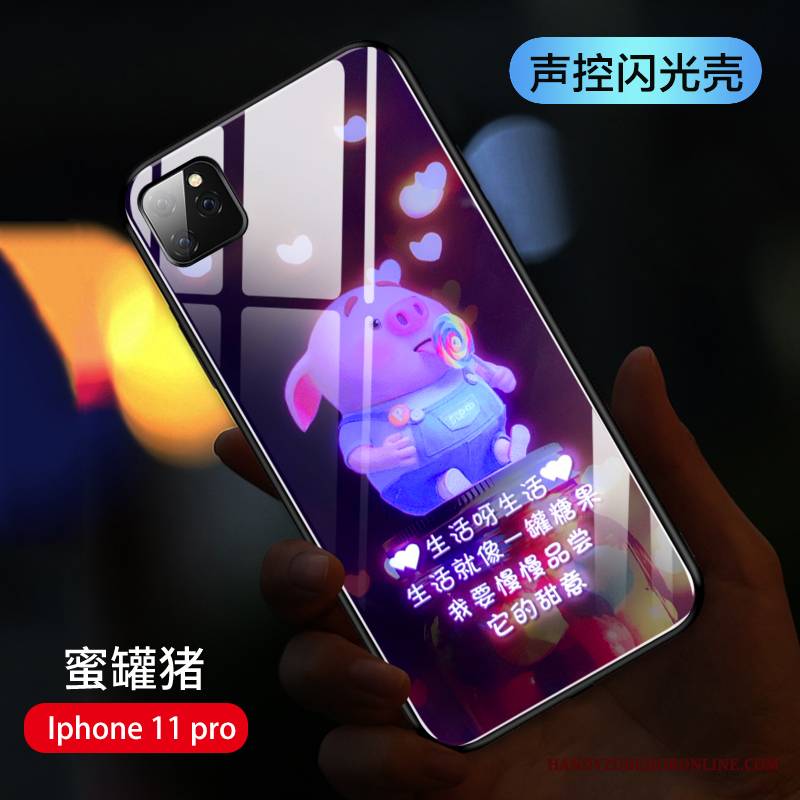 iPhone 11 Pro Futerał Osobowość Czerwony Etui Kreatywne Zakochani All Inclusive Czerwony Netto