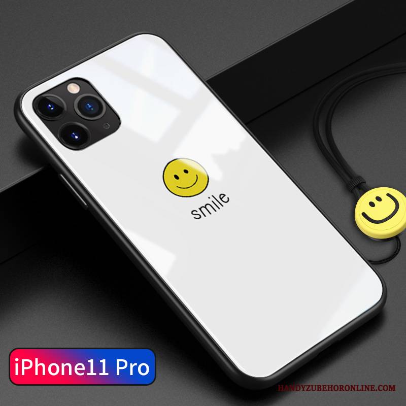 iPhone 11 Pro Futerał Tendencja Anti-fall Proste Etui Etui Na Telefon Smile Cienkie