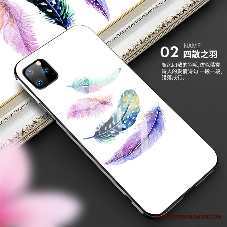 iPhone 11 Pro Futerał Vintage Wysoki Koniec Nowy Etui Cienkie Biały All Inclusive