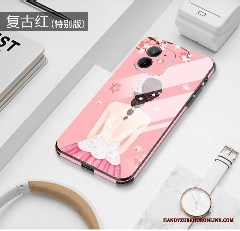 iPhone 12 Futerał Anti-fall All Inclusive Różowe Cienkie Etui Moda Etui Na Telefon