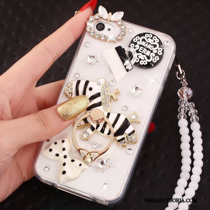 iPhone 4/4s Futerał Etui Anti-fall All Inclusive Etui Na Telefon Niebieski Ochraniacz Rhinestone