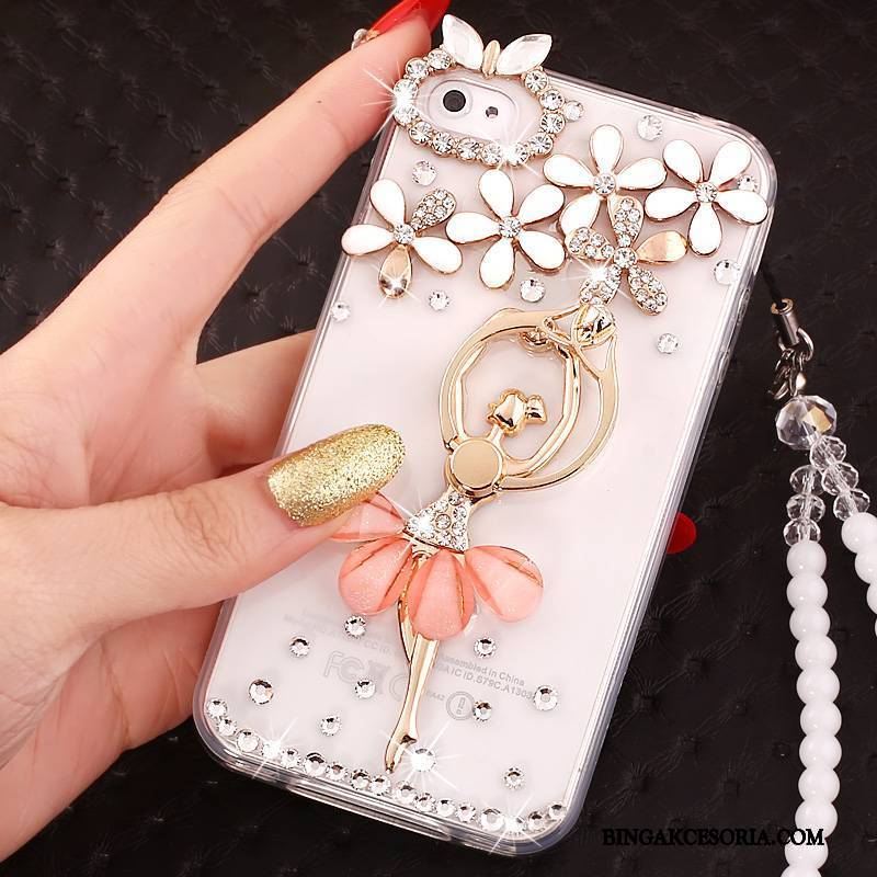 iPhone 4/4s Futerał Etui Anti-fall All Inclusive Etui Na Telefon Niebieski Ochraniacz Rhinestone