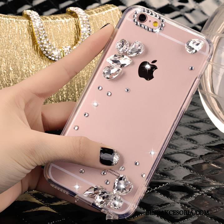 iPhone 4/4s Kryształ Futerał Srebro Tendencja Telefon Komórkowy Etui Rhinestone