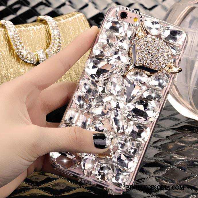 iPhone 4/4s Kryształ Futerał Srebro Tendencja Telefon Komórkowy Etui Rhinestone