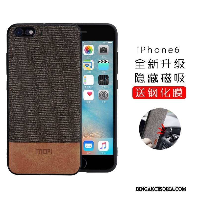 iPhone 6/6s Anti-fall Etui Na Telefon Szary Futerał Tendencja Silikonowe All Inclusive