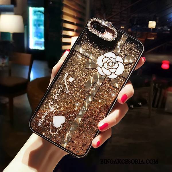 iPhone 6/6s Futerał All Inclusive Luksusowy Silikonowe Anti-fall Etui Na Telefon Rhinestone Kreatywne