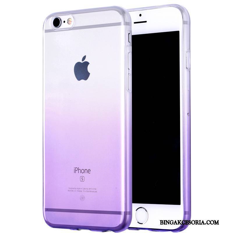 iPhone 6/6s Futerał Miękki Etui Na Telefon Pu Niebieski Gradient All Inclusive Silikonowe