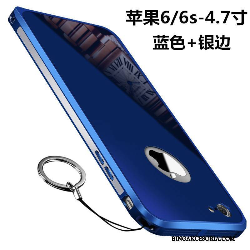 iPhone 6/6s Plus Futerał All Inclusive Trudno Anti-fall Czerwony Etui Metal Etui Na Telefon