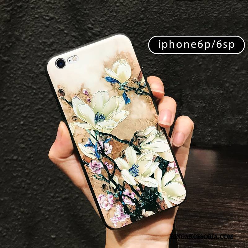 iPhone 6/6s Plus Futerał Etui Na Telefon Vintage Czerwony Miękki Nowy All Inclusive Silikonowe