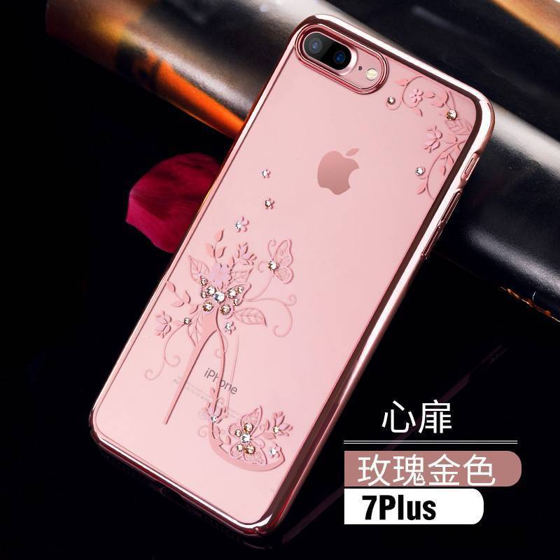 iPhone 7 Plus Futerał Etui Na Telefon Złoto Tendencja Eleganckie Nowy Luksusowy Rhinestone