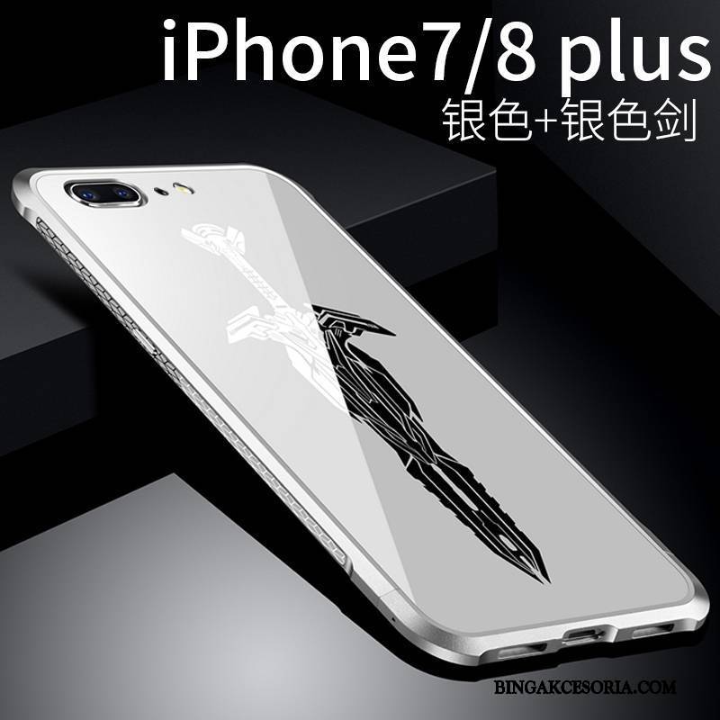 iPhone 8 Plus Futerał Trudno Ochraniacz Cienkie All Inclusive Anti-fall Etui Tendencja