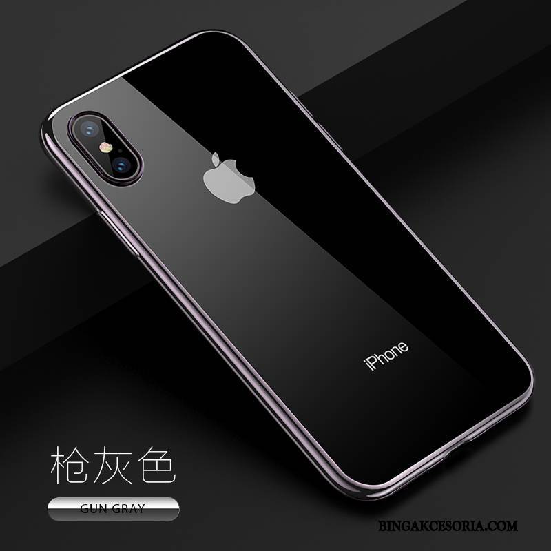 iPhone X Anti-fall All Inclusive Tendencja Futerał Etui Cienkie Przezroczysty