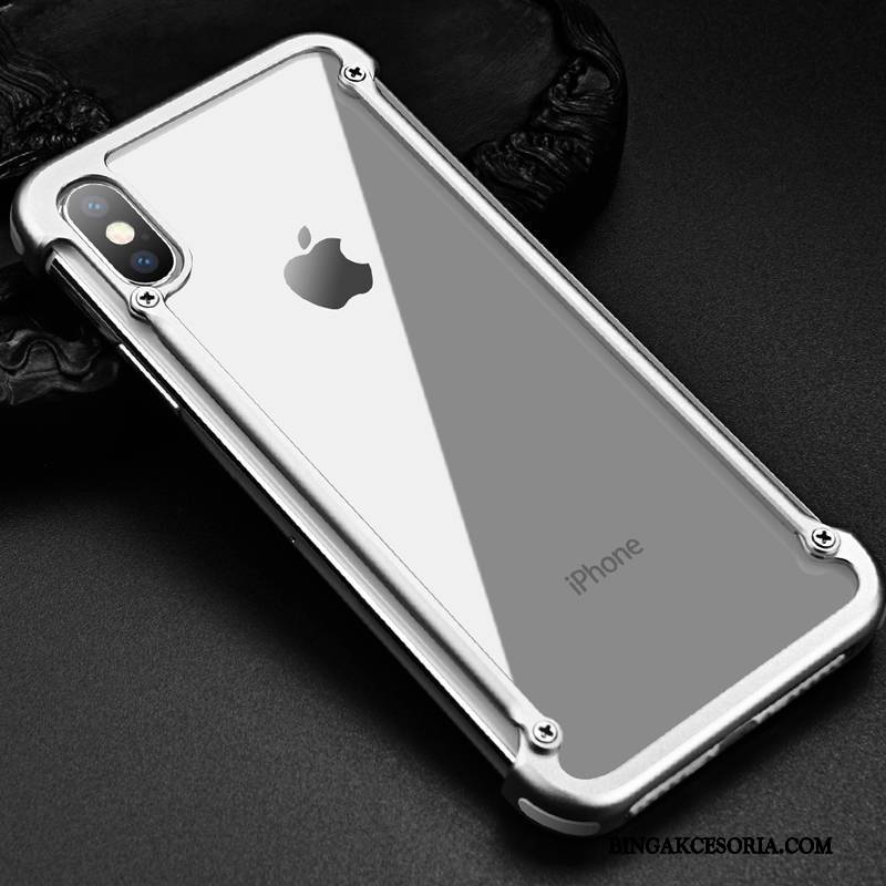 iPhone X Futerał Modna Marka Metal Kreatywne Nowy Anti-fall Etui Na Telefon Osobowość