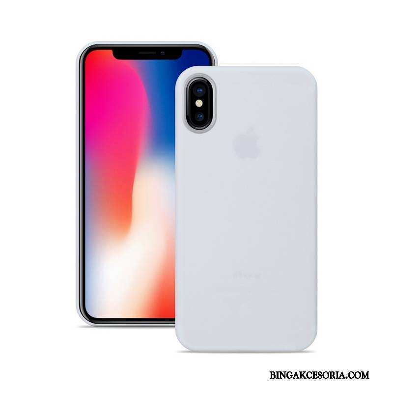 iPhone X Futerał Nubuku Ochraniacz Pomarańczowy Cienkie Etui Na Telefon