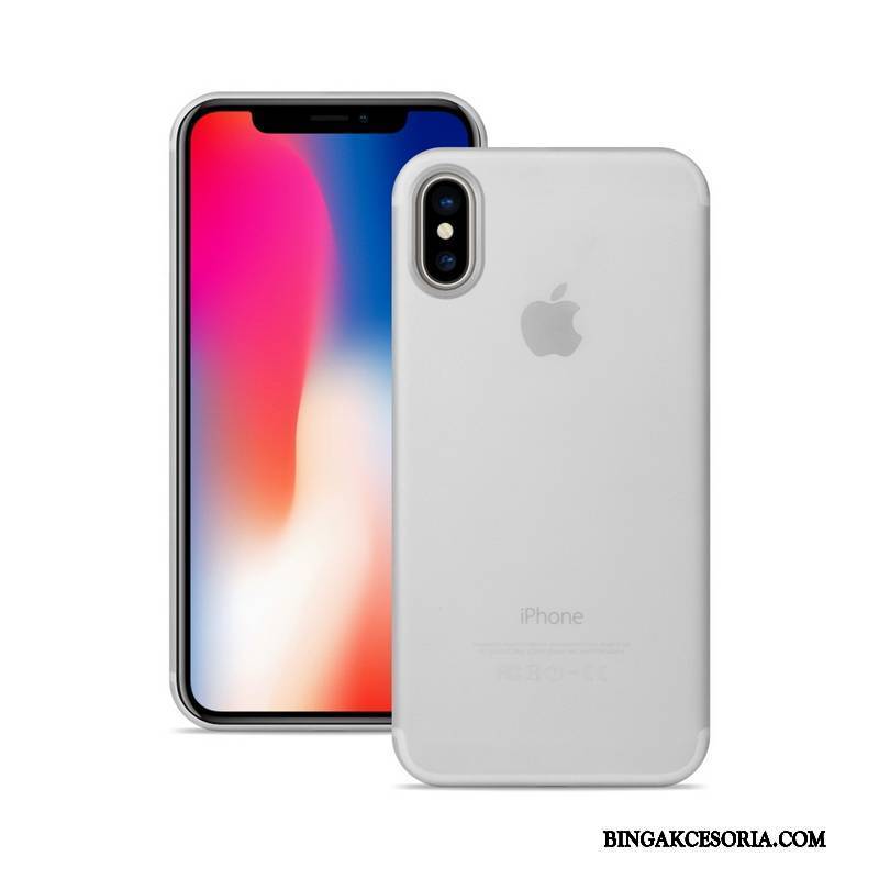 iPhone X Futerał Nubuku Ochraniacz Pomarańczowy Cienkie Etui Na Telefon