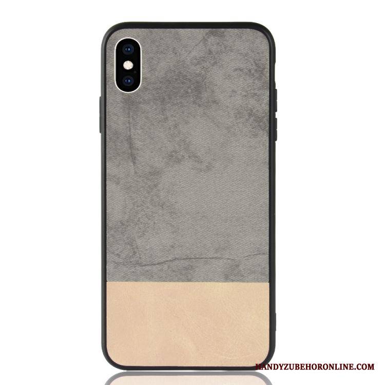 iPhone Xs Max Futerał Denim All Inclusive Mieszane Kolory Ochraniacz Etui Kreatywne Etui Na Telefon