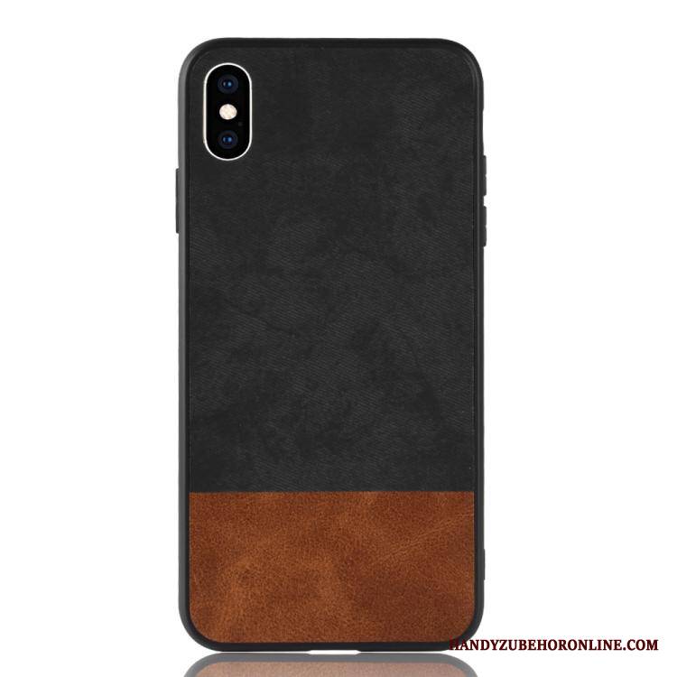 iPhone Xs Max Futerał Denim All Inclusive Mieszane Kolory Ochraniacz Etui Kreatywne Etui Na Telefon