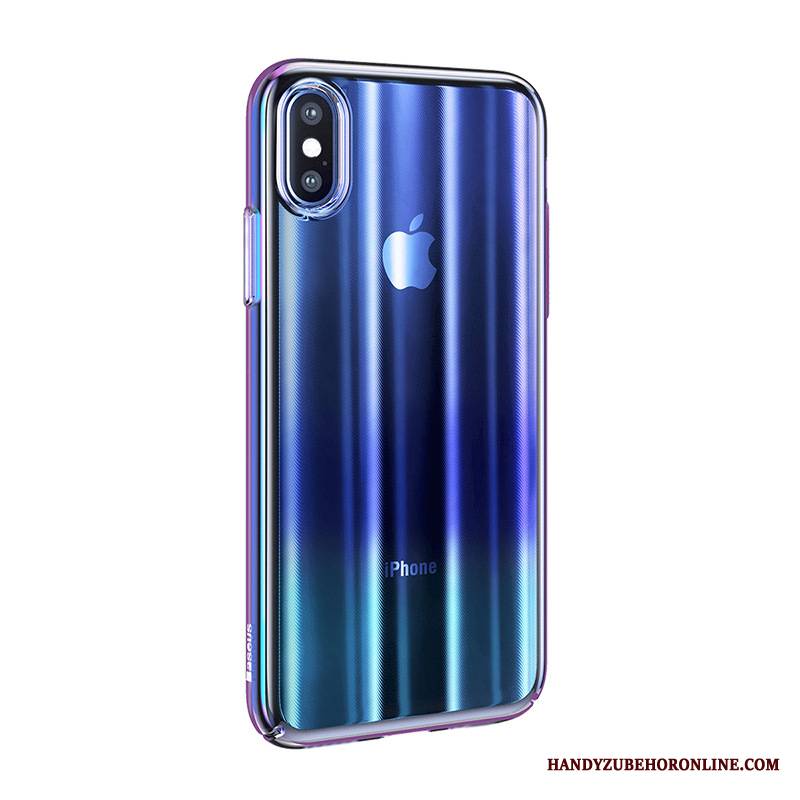 iPhone Xs Max Futerał Etui Na Telefon Gradient Nowy Anti-fall Ochraniacz Niebieski