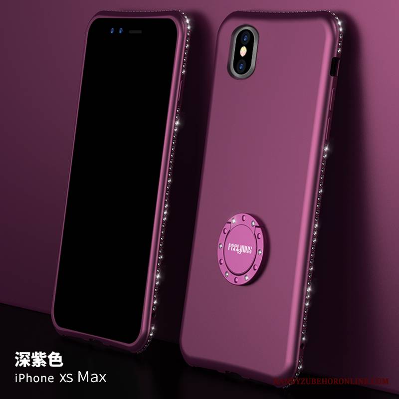 iPhone Xs Max Silikonowe Wspornik Cienkie Anti-fall Nowy Futerał Modna Marka