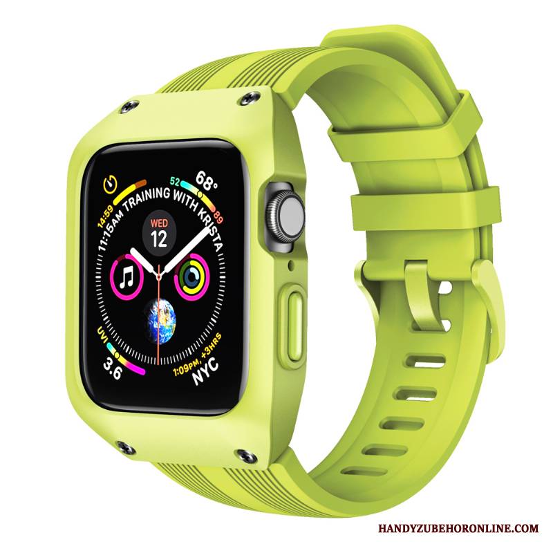 Apple Watch Series 4 Futerał Zielony Ochraniacz Sportowe Etui Anti-fall Kreatywne