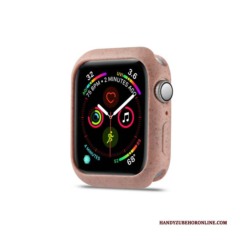 Apple Watch Series 4 Różowe Smok Miękki Ochraniacz Nubuku Tendencja Futerał