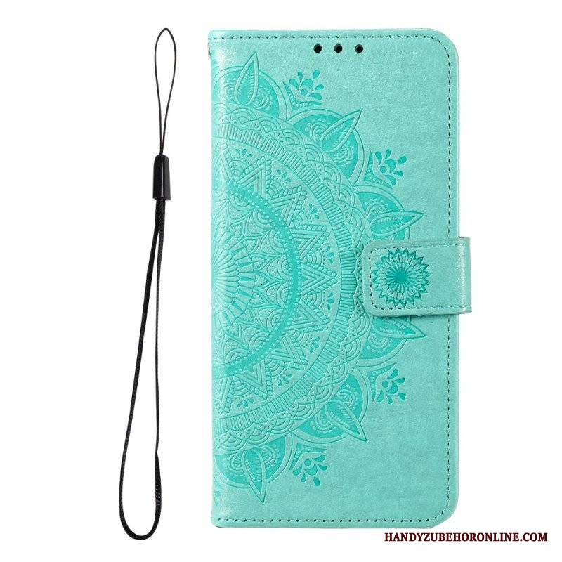 Etui Folio do Google Pixel 6 Mandala Słońca