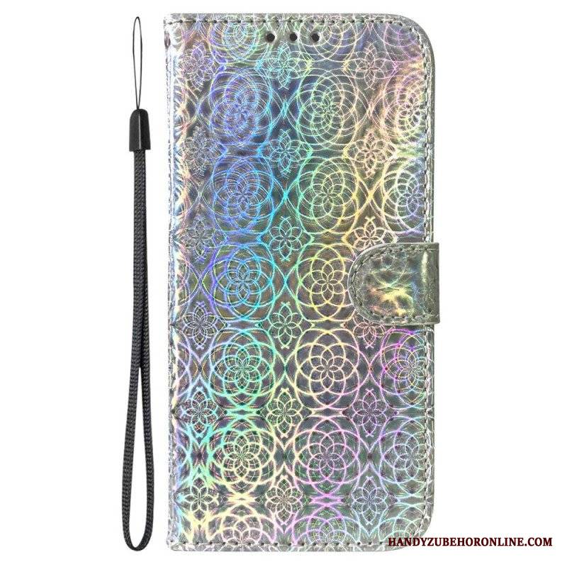 Etui Folio do Honor Magic 5 Lite Styl Dyskotekowy