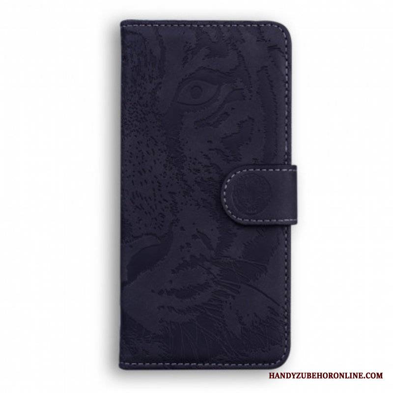 Etui Folio do Huawei P50 Nadruk Twarzy Tygrysa