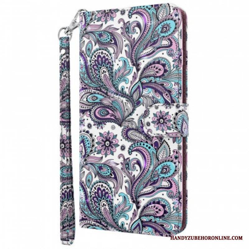 Etui Folio do Moto E40 / E30 / E20 Paisley