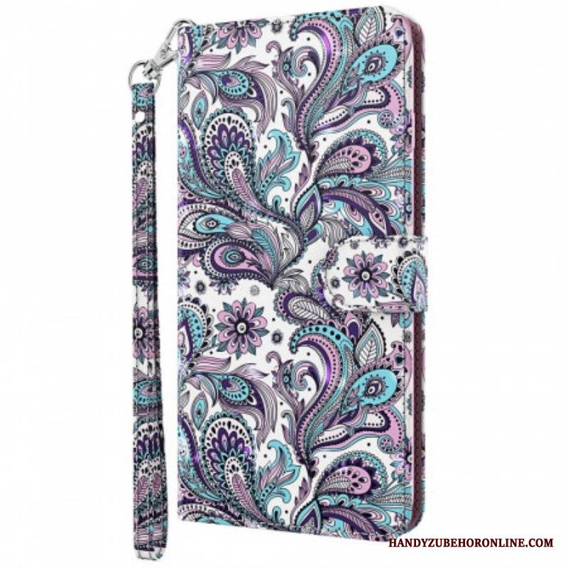 Etui Folio do Moto G51 5G Paisley