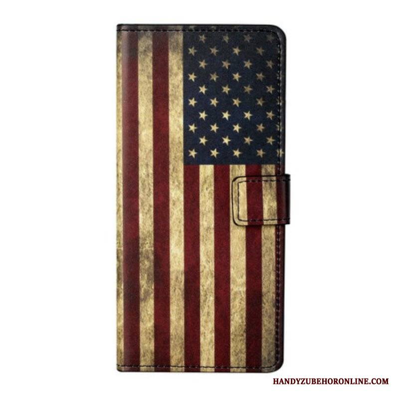 Etui Folio do OnePlus Nord 2 5G Flaga Ameryki