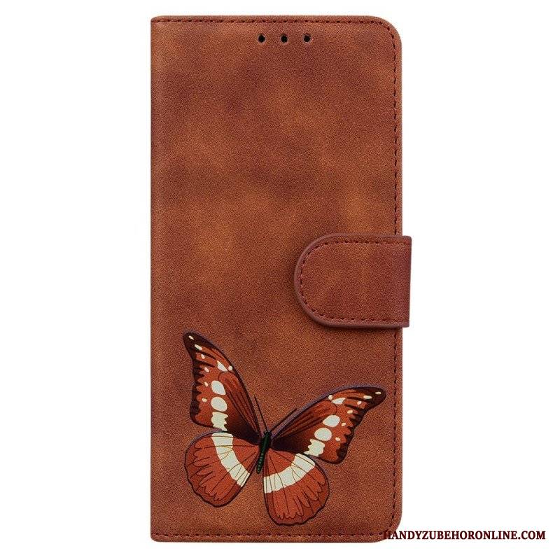 Etui Folio do OnePlus Nord CE 2 5G Dyskretny Motyl