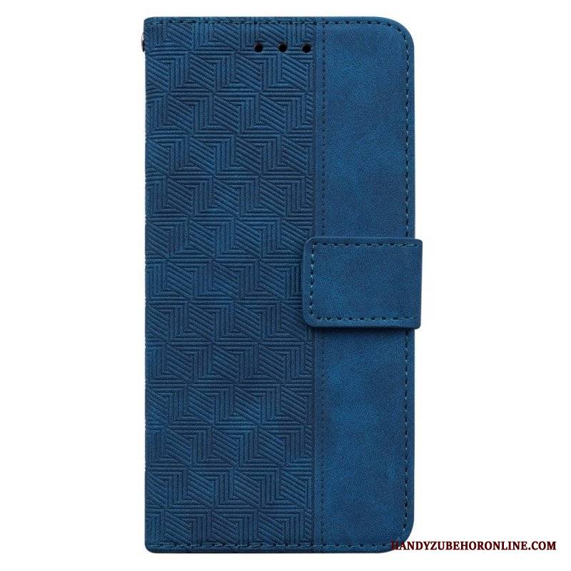 Etui Folio do OnePlus Nord CE 2 5G Przeszycia Ze Sztucznej Skóry