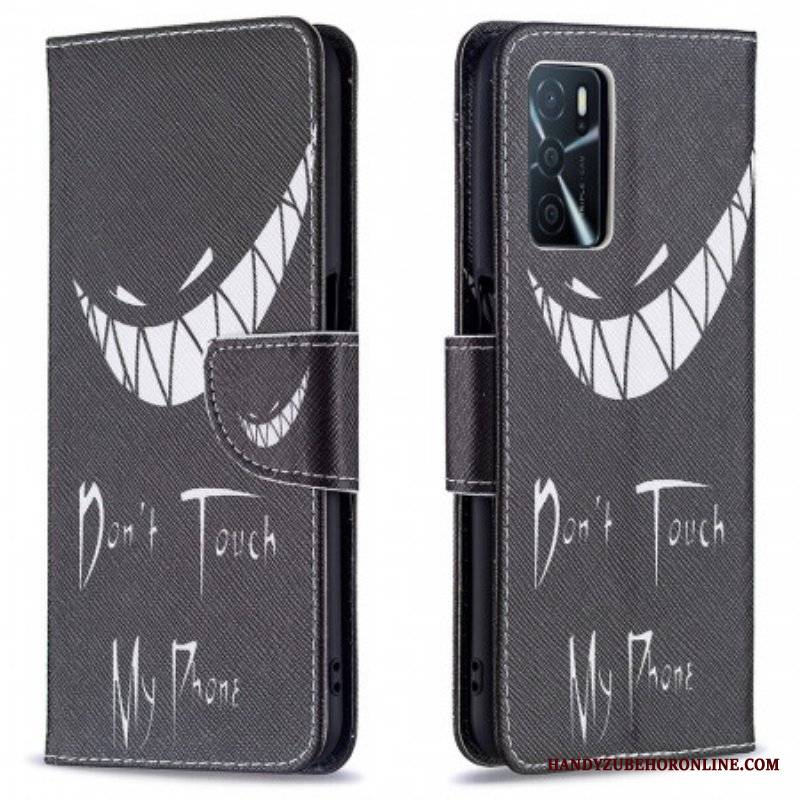 Etui Folio do Oppo A16 / A16s Diabelski Telefon