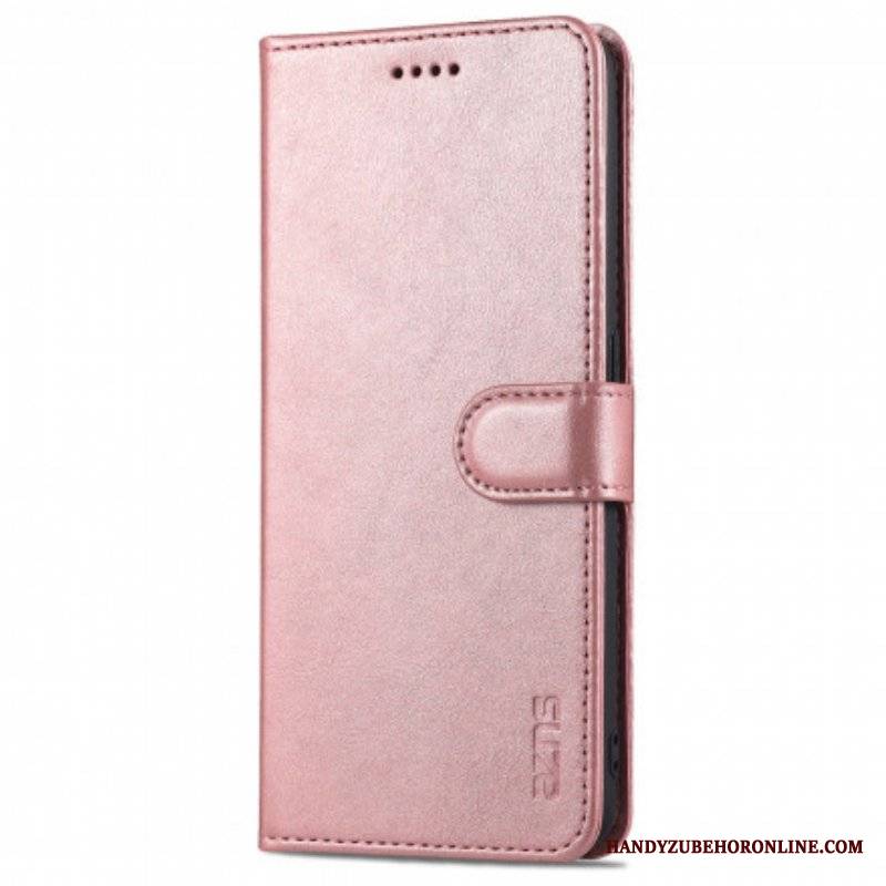 Etui Folio do Oppo A94 5G Efekt Skóry Azns