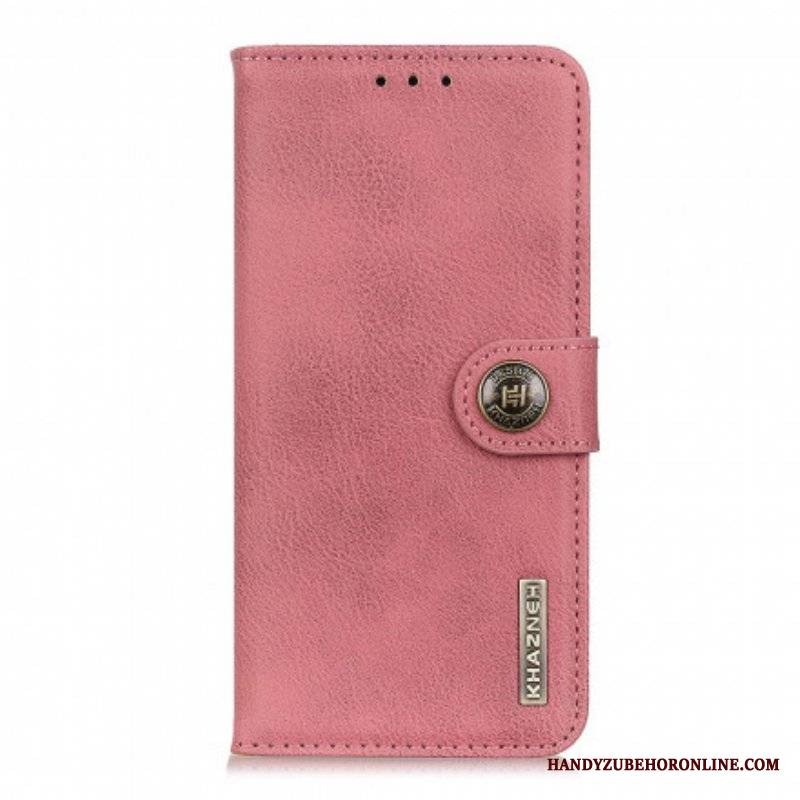 Etui Folio do Oppo A94 5G Imitacja Skóry Khazneh