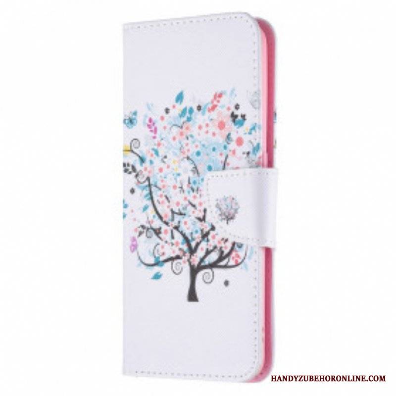 Etui Folio do Oppo A94 5G Kwitnące Drzewo